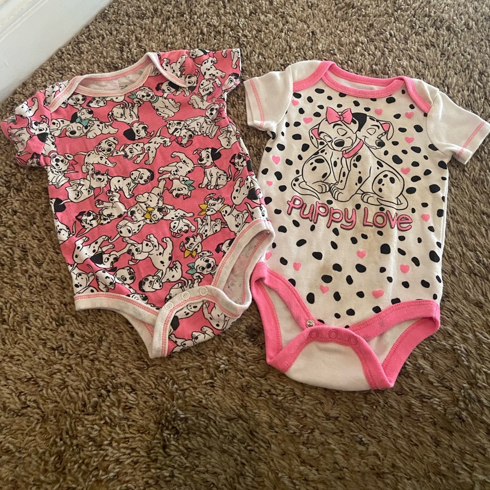 Set of 2 Disney onesies